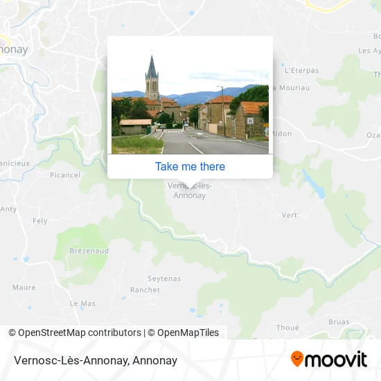 Vernosc-Lès-Annonay map