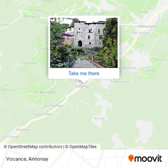 Vocance map