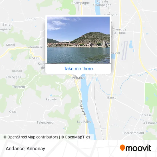 Andance map