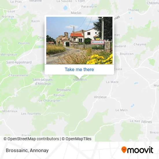 Brossainc map