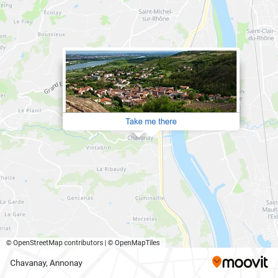 Chavanay map