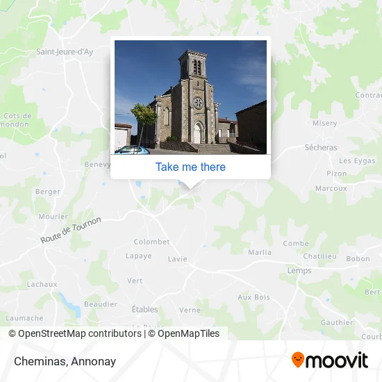 Cheminas map