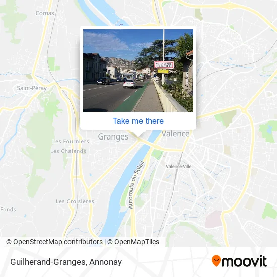 Guilherand-Granges map