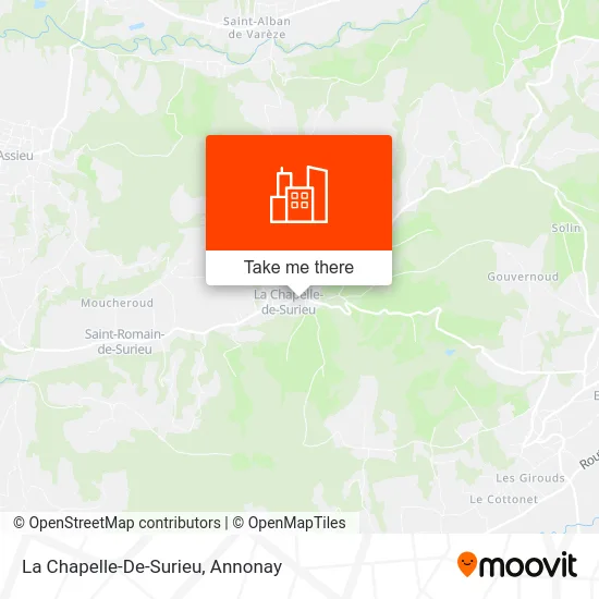 La Chapelle-De-Surieu map