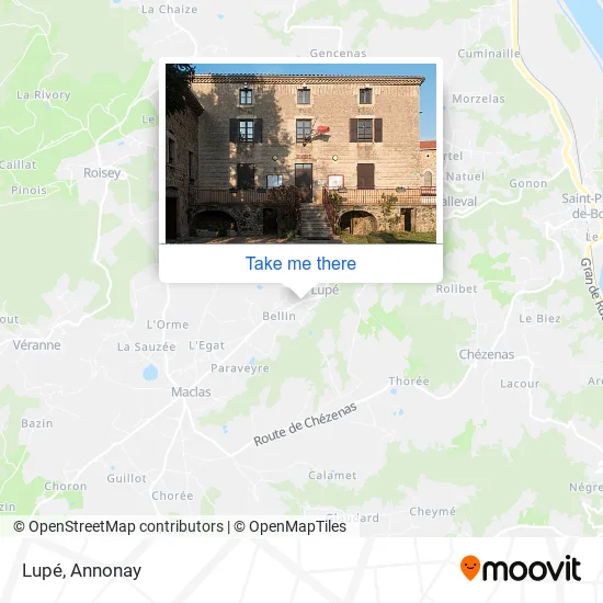 Lupé map