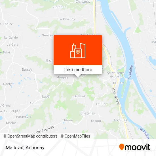 Malleval map