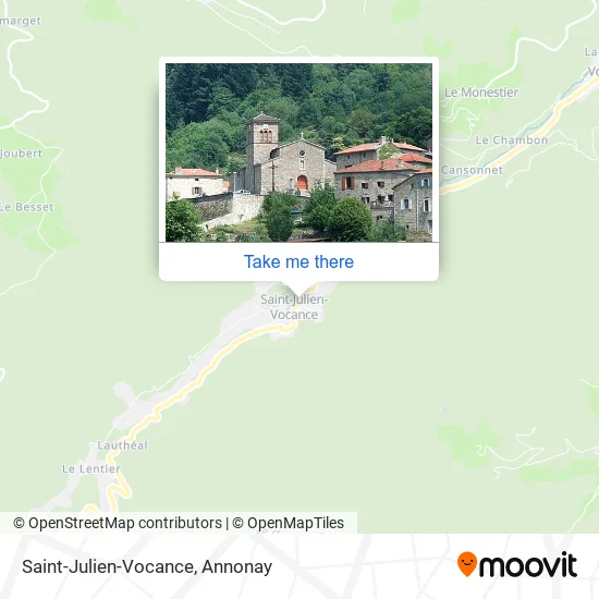 Saint-Julien-Vocance map