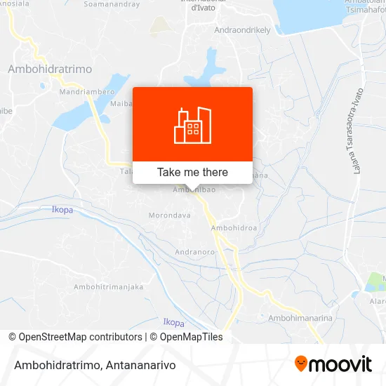 Ambohidratrimo map