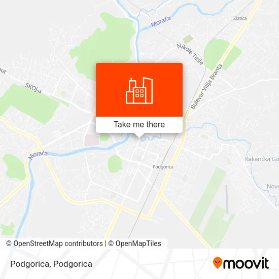 Podgorica map