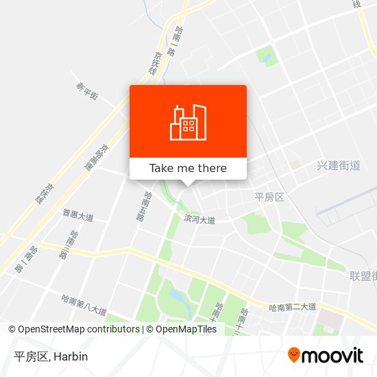 平房区 map