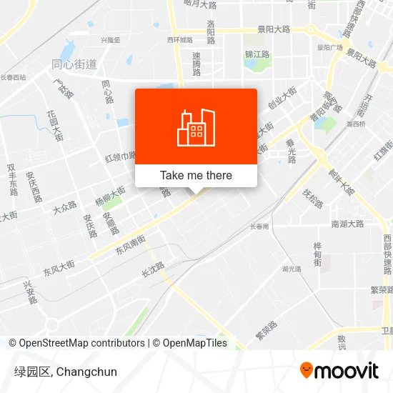 绿园区 map