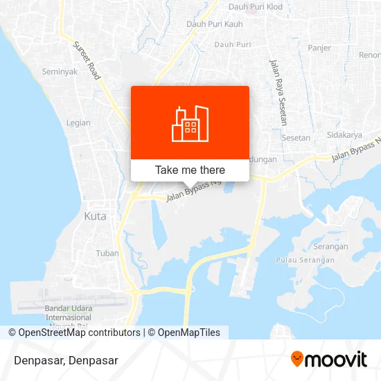 Denpasar map