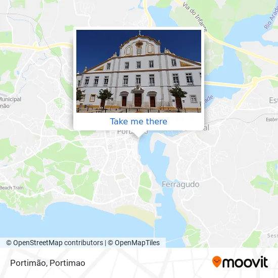Portimão map