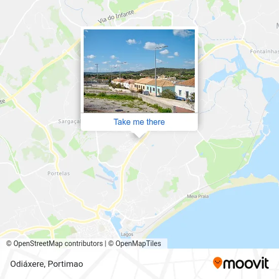 Odiáxere map