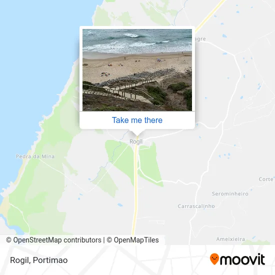 Rogil map