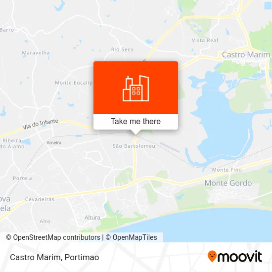 Castro Marim map