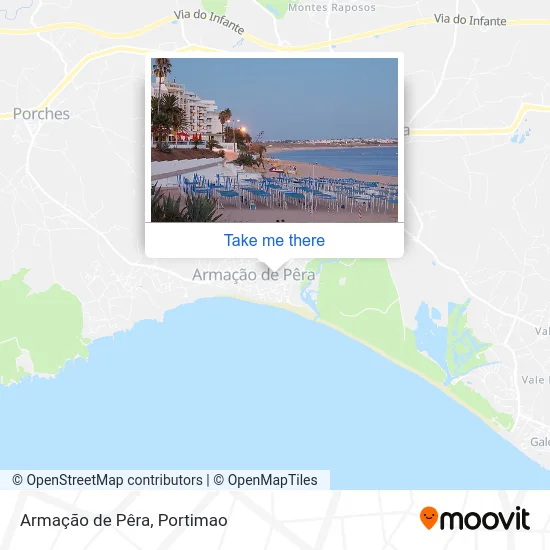 Armação de Pêra map
