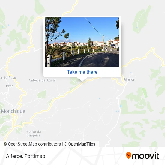 Alferce map