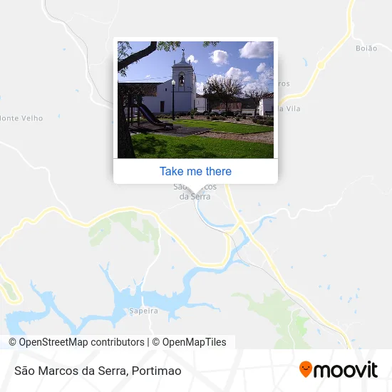São Marcos da Serra map