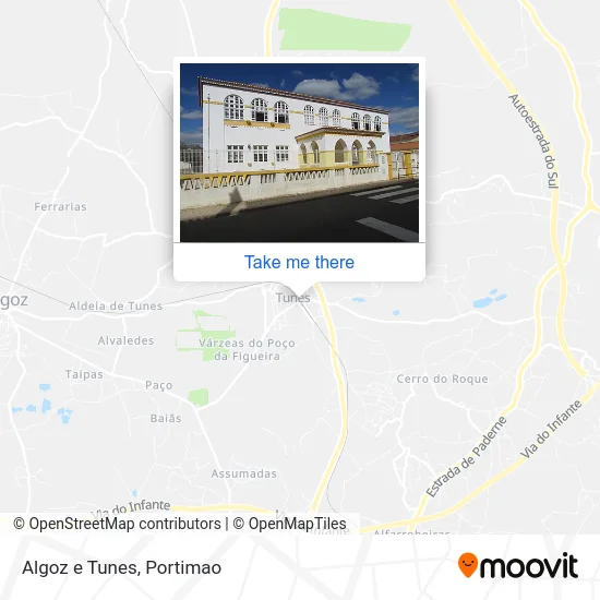 Algoz e Tunes map