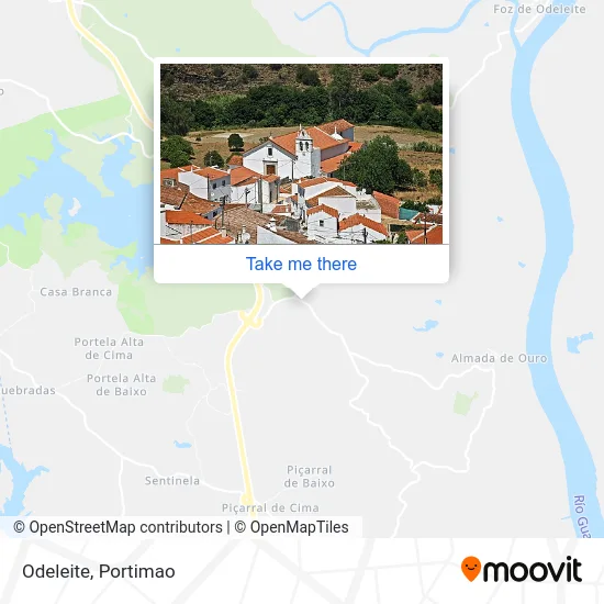 Odeleite map