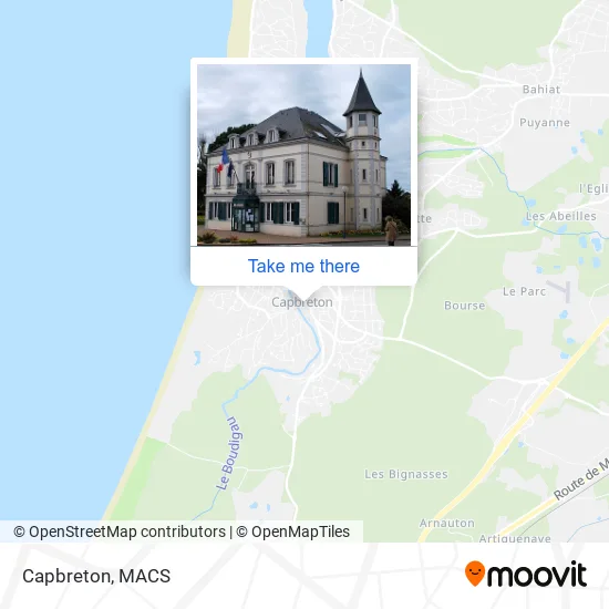 Capbreton map