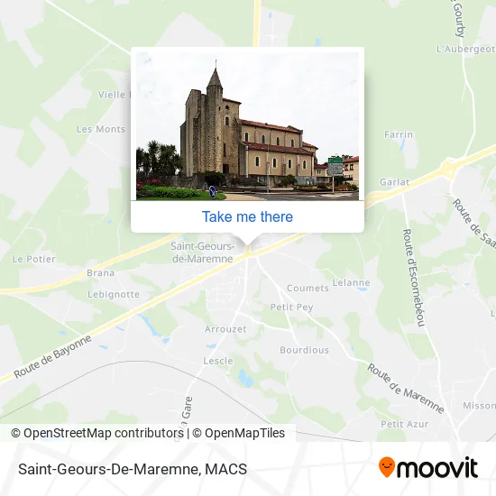 Saint-Geours-De-Maremne map