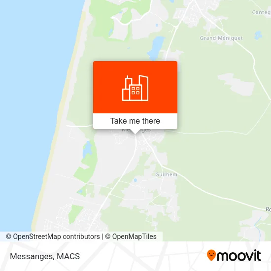 Messanges map