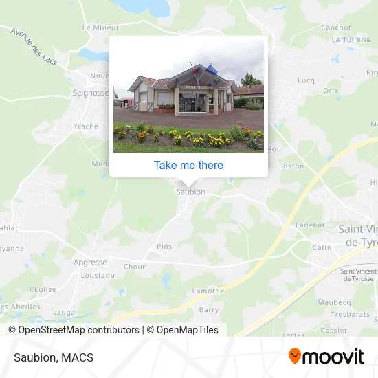 Saubion map