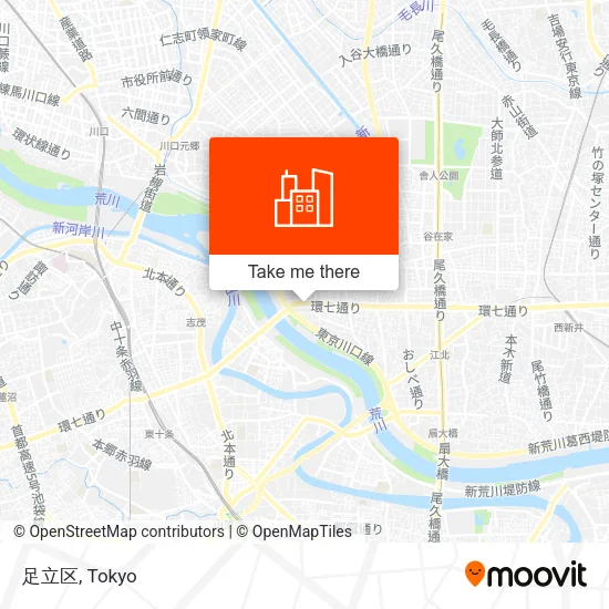 足立区 map