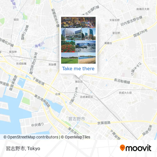 習志野市 map