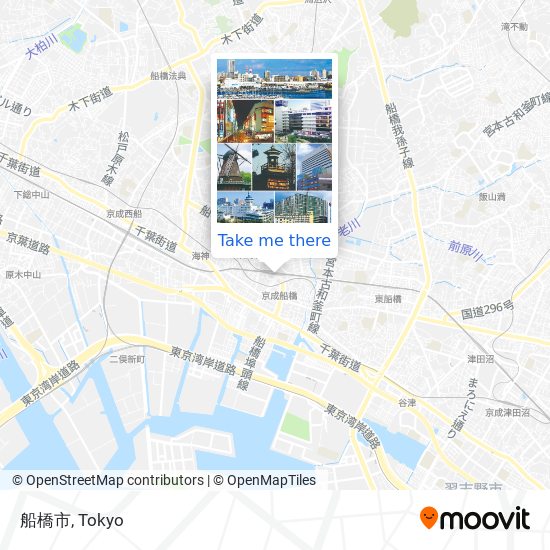 船橋市 map