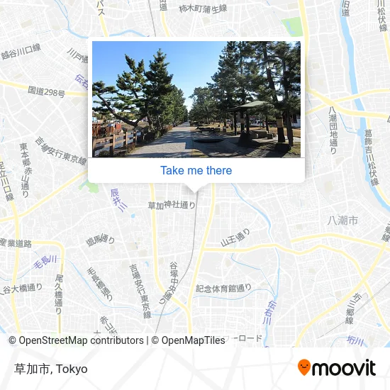 草加市 map