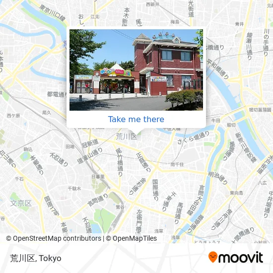 荒川区 map