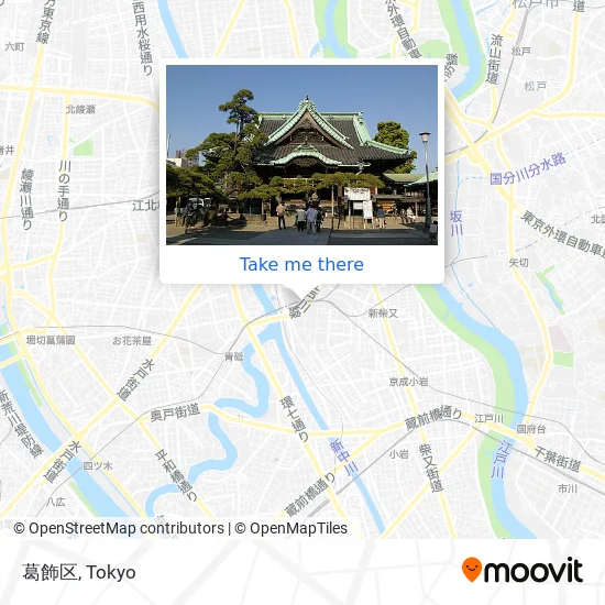 葛飾区 map