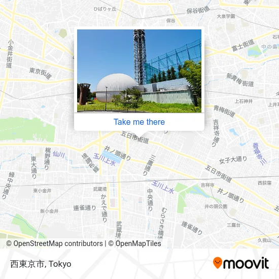 西東京市 map