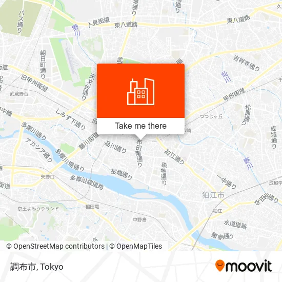調布市 map