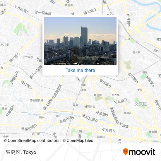 豊島区 map