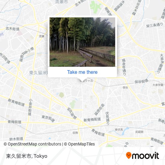 東久留米市 map
