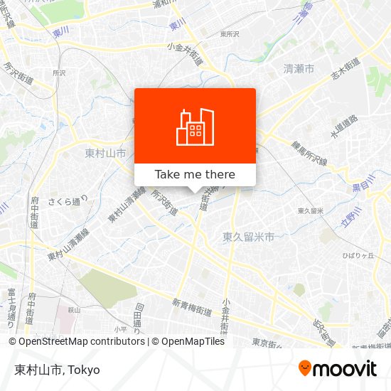 東村山市 map