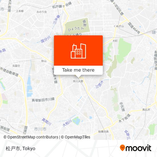 松戸市 map
