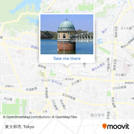 東大和市 map