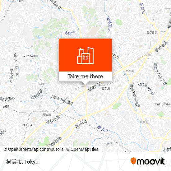横浜市 map