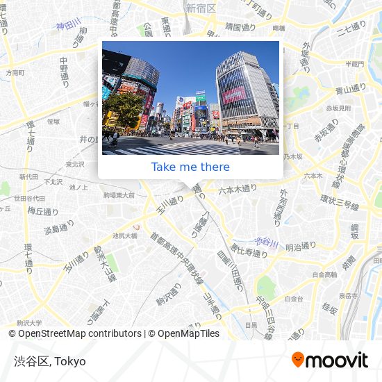 渋谷区 map
