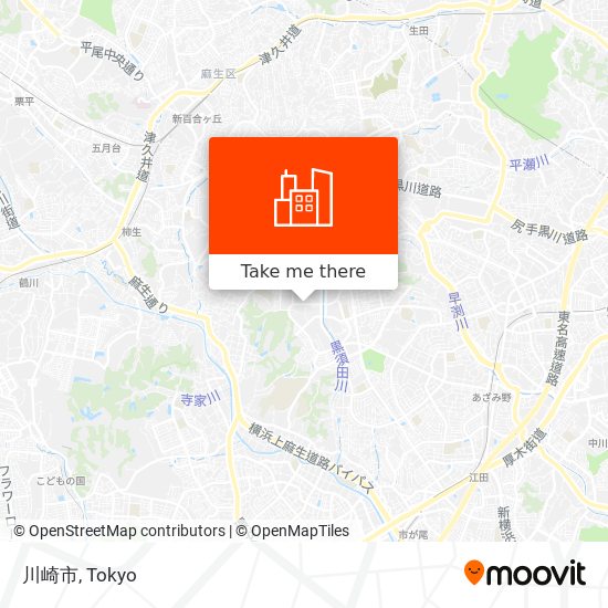 川崎市 map
