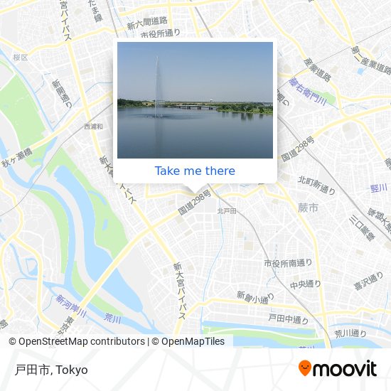 戸田市 map