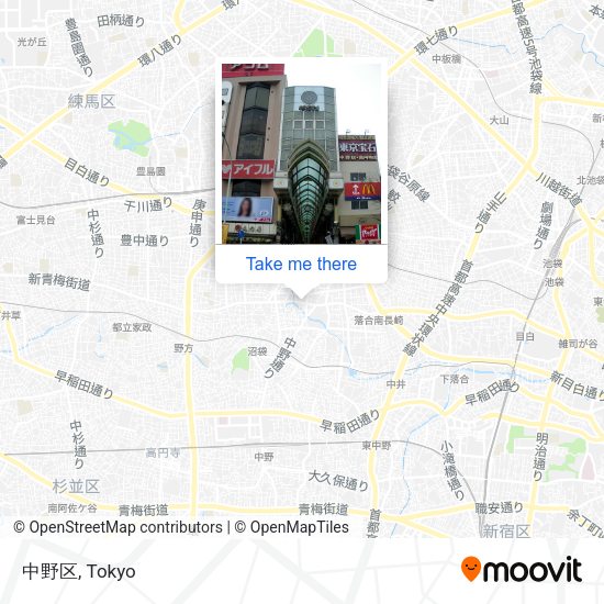 中野区 map