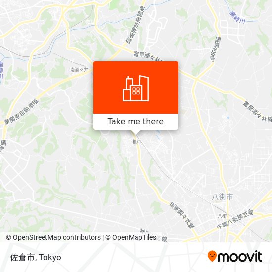 佐倉市 map