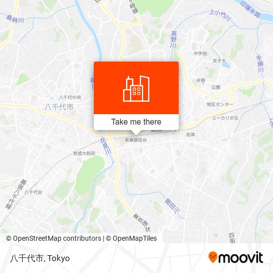 八千代市 map