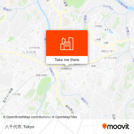 八千代市 map